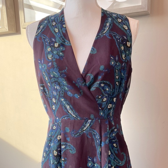 Cabi Treasure Paisley Print Mid-Length Dress Style#3461 - Picture 3 of 8